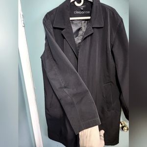 black trench coat